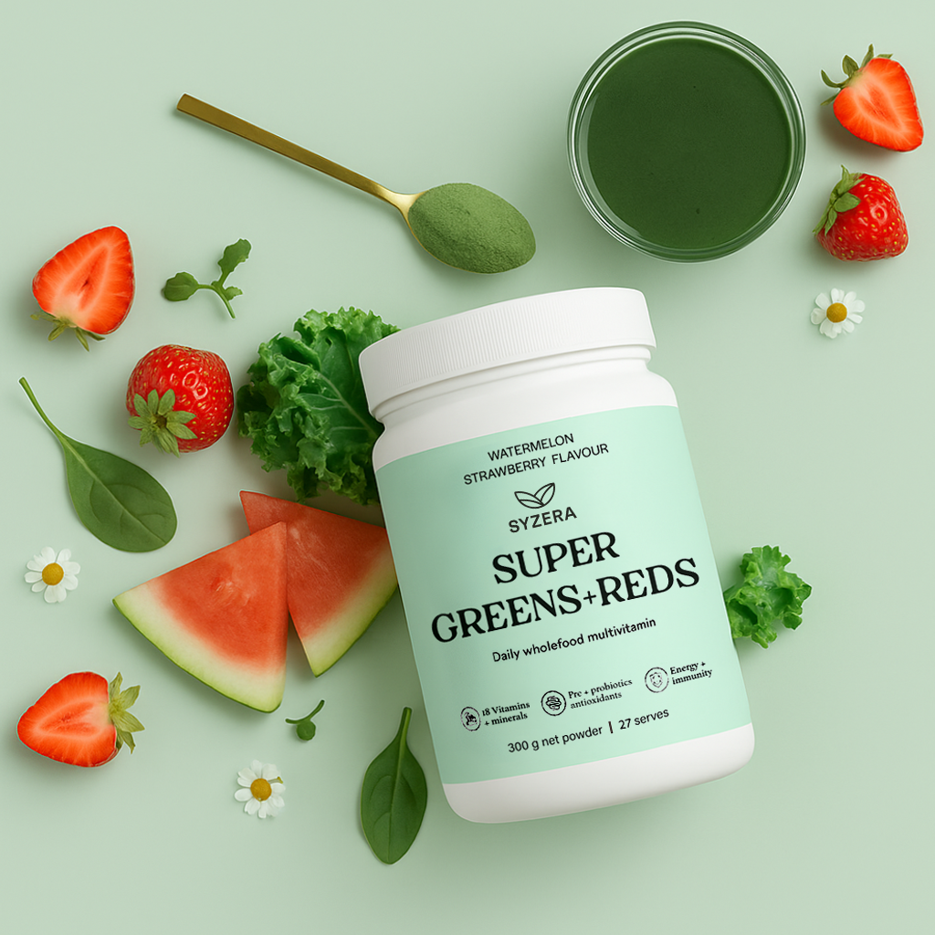 Super Greens + Reds Watermelon Strawberry