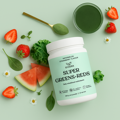 Super Greens + Reds Watermelon Strawberry